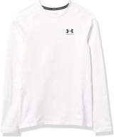 👕 будьте теплы и активны с футболкой under armour coldgear sleeve для одежды для мальчиков. логотип