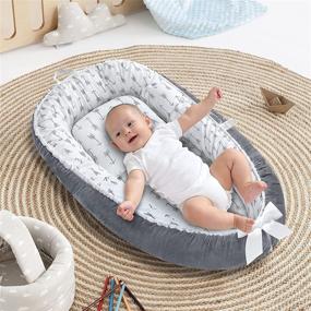 img 3 attached to 🛏️ Breathable Travel Kids' Home Store: Lounger Co-sleeping Bassinet