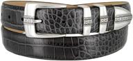 brandon designer alligator men's belts - the finest italian calfskin accessories logo