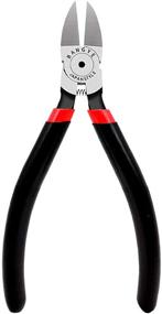 img 4 attached to 6-Inch Flush Cutter Pliers - Side Cutting Wire Cutter Pliers for Electronics and Jewelry, Diagonal Cutting Pliers (Black)