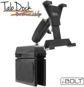 img 3 attached to 🚗 iBOLT TabDock Bizmount Wedge - Reliable Console Mount for 7"-10" Tablets (iPad, Nexus, Samsung Tab) - Perfect for Work, Personal, and Business Vehicles