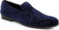 👞 jetrano aerostar embossed slip slippers - stylish men's shoes and convenient loafers & slip-ons logo