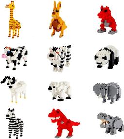 img 4 attached to Adorable Animals Building Package Fillers: Perfect for a Fun Birthday Surprise!
