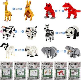 img 3 attached to Adorable Animals Building Package Fillers: Perfect for a Fun Birthday Surprise!