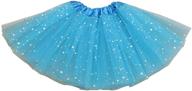 👗 csbks shimmering layered tulle skirt for girls - ideal for princess ballet, dance & mini tutus logo