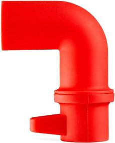 img 4 attached to 🔥 Steam Release Diverter Accessory for Instant Pot Duo/Duo Plus/Ultra Models - Silicone, 360° Rotating Design Redirects Steam to Prevent Damage to Cabinets, Walls, Etc. (Red) [NOT for Lux Model]