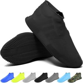 img 4 attached to 👟 BAYI - Waterproof Anti Slip Sneaker Silicone Shoe Cover: Multifunctional Rain Shoes Boot with Excellent Grip