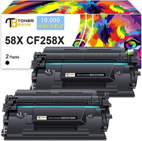 img 4 attached to High-Quality Toner Cartridge Replacement for HP 58X CF258X 58A CF258A - Pro 🖨️ M404n M404dn M404dw & Pro MFP M428fdw M428fdn M428dw Printer Ink (Black, 2 Pack)