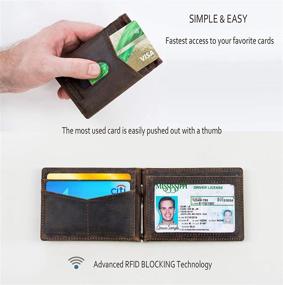 img 2 attached to 💳 Slim Bifold Wallet with ID Window