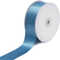 🎀 blue antique solid satin ribbon - 1-1/2-inch x 50 yards - creative ideas logo