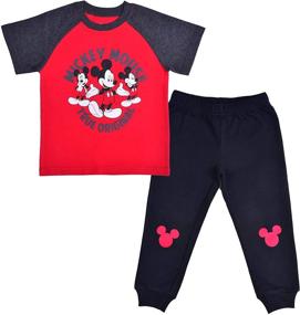 img 4 attached to Disney 2 Piece Mickey Original T Shirt Boys' Clothing
