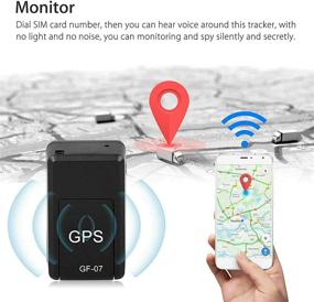 img 3 attached to 📍 Magnetic Mini GPS Tracker: Real-Time Car Locator for Kids, Elderly, and Pets (Black)