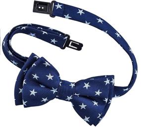 img 1 attached to Retreez Stylish Stars Microfiber Pre Tied Boys' Accessories