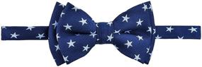 img 2 attached to Retreez Stylish Stars Microfiber Pre Tied Boys' Accessories