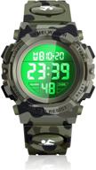 atimo led 50m waterproof sports digital watch for kids - perfect kids gift for active children logo