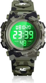 img 4 attached to ATIMO LED 50M Waterproof Sports Digital Watch for Kids - Perfect Kids Gift for Active Children