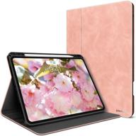 ipad pro 11 inch case 2021/2020/2018 ipad pro 3rd/2nd/1st generation case pu leather with pencil holder minimalist folio smart cover auto sleep/wake logo