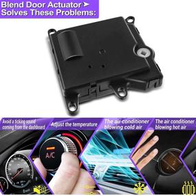 img 3 attached to 🔧 A-Premium HVAC Heater Blend Door Actuator Replacement for Ford F-150 1997-2003 F-250 Expedition Lobo Lincoln Navigator - Designed for Manual Temperature Control Units