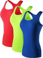 🎽 neleus women's 3-pack dry fit compression tank tops - ideal base layer for workouts logo