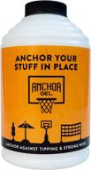 🏀 anchorgel polymer: enhanced sand bag alternative for securing portable basketball hoops, patio umbrellas & other equipments with base from toppling over; surpasses water alone - (16 ounces) logo