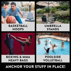 img 3 attached to 🏀 AnchorGel Polymer: Enhanced Sand Bag Alternative for Securing Portable Basketball Hoops, Patio Umbrellas & Other Equipments with Base from Toppling Over; Surpasses Water Alone - (16 Ounces)