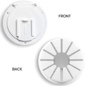 img 3 attached to 🔌 NUSET White Electrical Cable Hatch - Convenient Access for RV Wiring, RV011