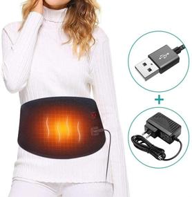 img 4 attached to Heat Therapy Belt for Lower Back Pain Relief - VINGVO Waist Heating 🔥 Pad for Cramps, Arthritis, Dysmenorrhea, Suitable for Men and Women - Effective Lumbar Warmer Wrap