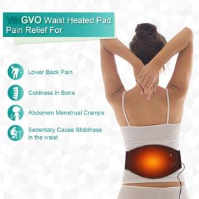 img 3 attached to Heat Therapy Belt for Lower Back Pain Relief - VINGVO Waist Heating 🔥 Pad for Cramps, Arthritis, Dysmenorrhea, Suitable for Men and Women - Effective Lumbar Warmer Wrap