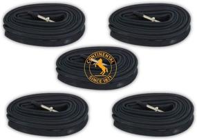 img 1 attached to 🚲 Premium Continental Race 28" 700x20-25c Inner Tube Bundle with 60mm Presta Valve (Pack of 5) - Includes 2 Conti Tire Levers for Easy Installation