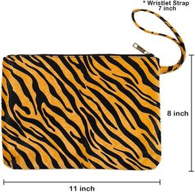 img 3 attached to Me Plus Wristlet Patterns Leopard Beige Women's Handbags & Wallets and Wristlets