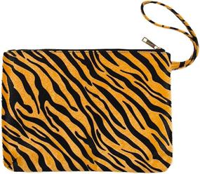 img 4 attached to Me Plus Wristlet Patterns Leopard Beige Women's Handbags & Wallets and Wristlets