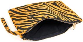 img 1 attached to Me Plus Wristlet Patterns Leopard Beige Women's Handbags & Wallets and Wristlets