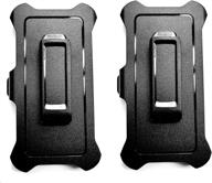 📱 otterbox defender series case belt clip replacement for iphone 12/12 pro (6.1''): set of 2 - high quality and durable logo