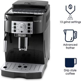 img 2 attached to Delonghi ECAM22110B Super 🖤 Automatic Espresso Latte Cappuccino Machine, Black
