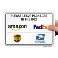 📦 smartsign: durable, weather-proof delivery instructions for rust-free protection logo