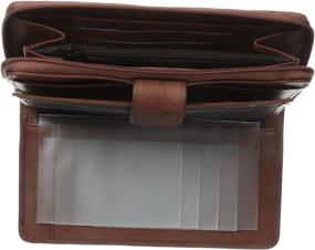 img 1 attached to Buxton Heiress Checkbook Case Wallet: Unmatched Elegance and Functionality