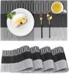 placemats dining washable heat resistant resistant logo