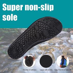 img 3 attached to Quick Drying Shoes Summer Outdoor Swimming Slipper Men's Shoes for Athletic