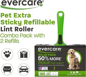 img 3 attached to Липкая лента для удаления шерсти Evercare Pet: попрощайтесь с шерстью и пухом!