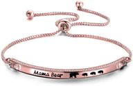 sweet family mama bear bracelet - jewelry gift for mother and wife logo