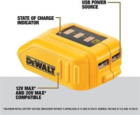 img 3 attached to 🔌 DEWALT DCB090 12V/20V MAX* USB Charger - Tool Only