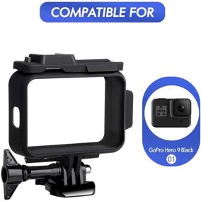 img 1 attached to Luxebell Frame Mount Housing Cover For Gopro Hero 9