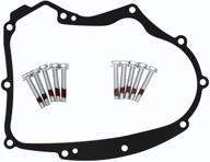 🔧 594195 crankcase gasket kit parts accessories for briggs and stratton small gasoline engines: replace model 591911, 697227, 690945, 273488 with bolts and crank case gasket for lawnmowers logo