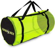 🎒 nawalker xl mesh dive duffel bag: ultimate gear storage for scuba & snorkeling adventure logo