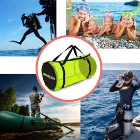 img 3 attached to 🎒 Nawalker XL Mesh Dive Duffel Bag: Ultimate Gear Storage for Scuba & Snorkeling Adventure