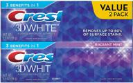 зубная паста crest white radiant с осветляющим эффектом логотип