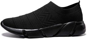 img 2 attached to Hopelong Slip Ons Lightweight Breathable Sneakers Men's Shoes