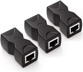 img 4 attached to 💻 ABLEWE RJ45 Coupler 3-Pack Ethernet Cable Extender Adapter, Female to Female Ethernet Coupler for Cat7, Cat6, Cat5e - In-Line Coupler for Enhanced Connectivity