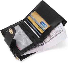 img 2 attached to CLUCI Leather Wallets Organizer Holders Women's Handbags & Wallets