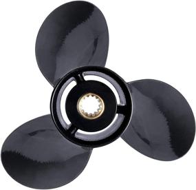 img 2 attached to 🚀 High-Quality YOUNG MARINE Outboard Propeller for Mercury Engines 30/35/40/45/50/55/60/70HP (13 Spline Tooth)